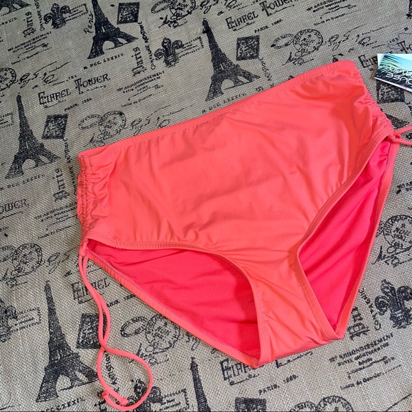 Beach House NWT! Plus Size Tangerine Hayden Side Tie Bikini Bottom Size 18W - Picture 4 of 13